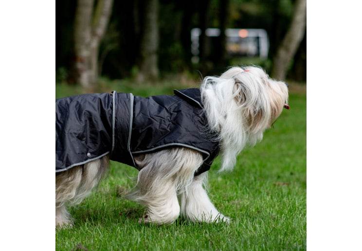 Ancol Stormguard Black Waterproof Dog Coat