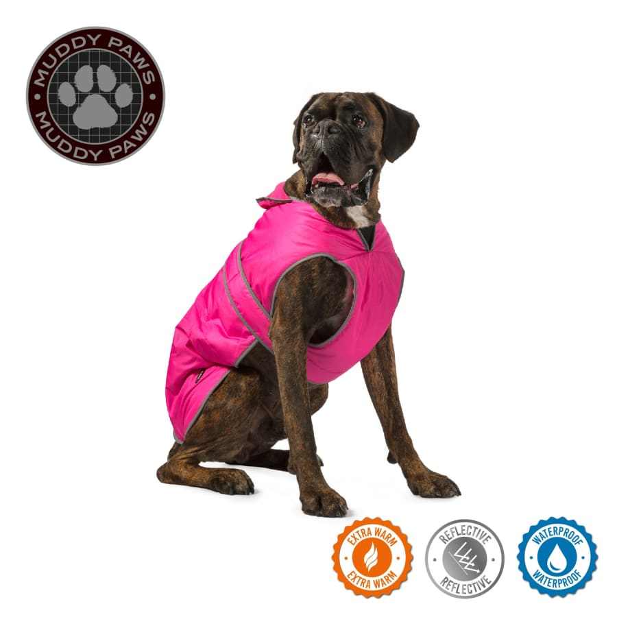 Ancol Stormguard Pink Waterproof Dog Coat