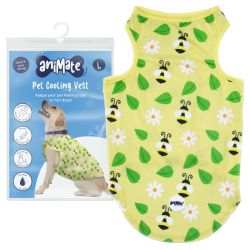 Animate Pet Cooling Vest, Bee Design