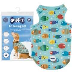 Animate Pet Cooling Vest, Fish Design