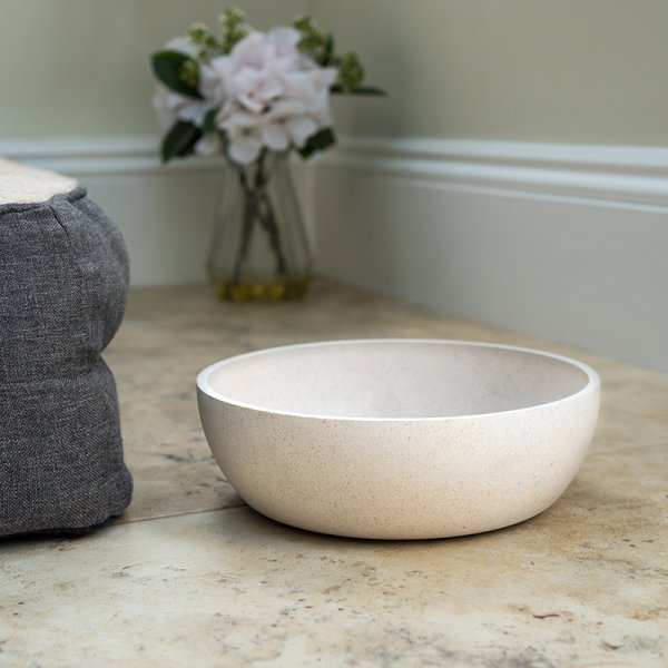 Bamboo Stone Pet Bowl