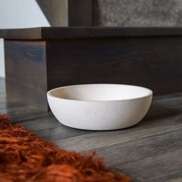 Bamboo Stone Pet Bowl