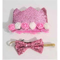 Dog Sparkly Crown & Bow Tie Pack.