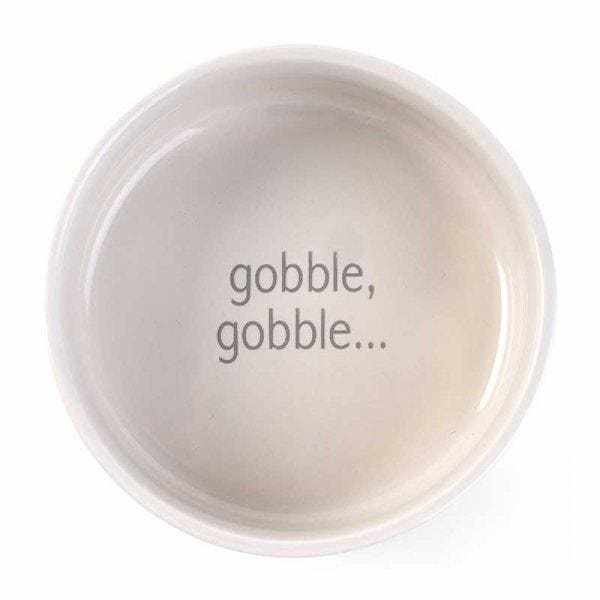 Feathered Friends Ceramic Dog Bowl