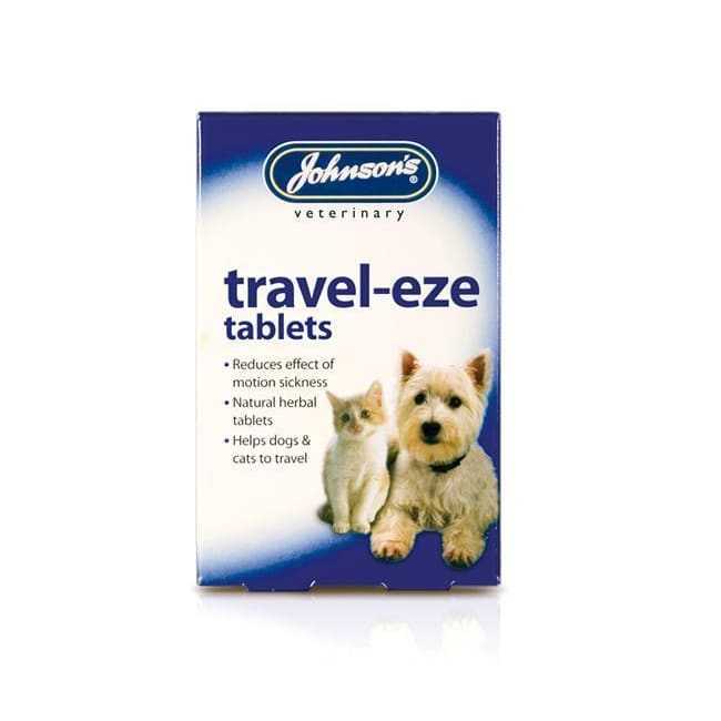 Johnson's Travel-Eze Tablets x 24 for Cats and Dogs