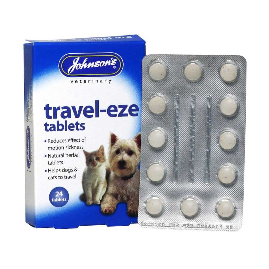 Johnson's Travel-Eze Tablets x 24 for Cats and Dogs