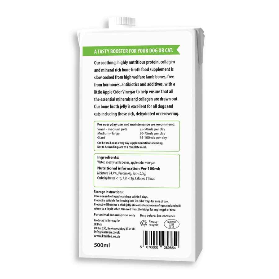Karnlea Bone Broth for Cats & Dogs - 500ml
