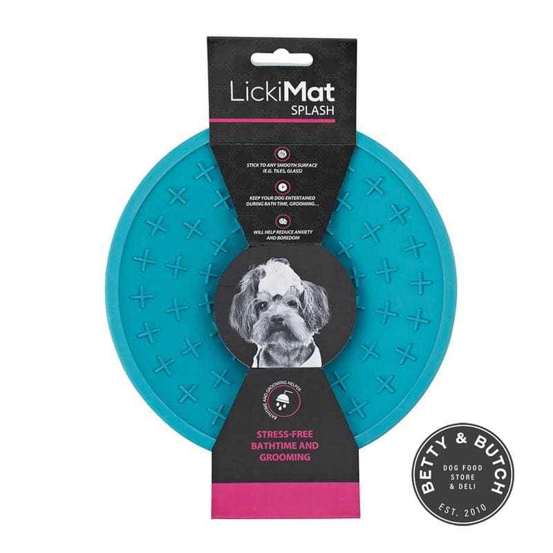 Lickimat Splash Turquoise Pet Treat Dispencer Mat