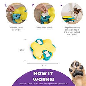 Nina Ottosson Tornado Interactive Treat Puzzle Dog Toy