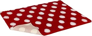 Non-Slip Vetbed Red Polka Dot Design for dogs and cats at all life stages.