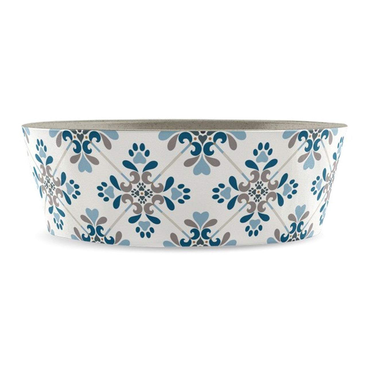 Pawsitano Tile Dog Bowl