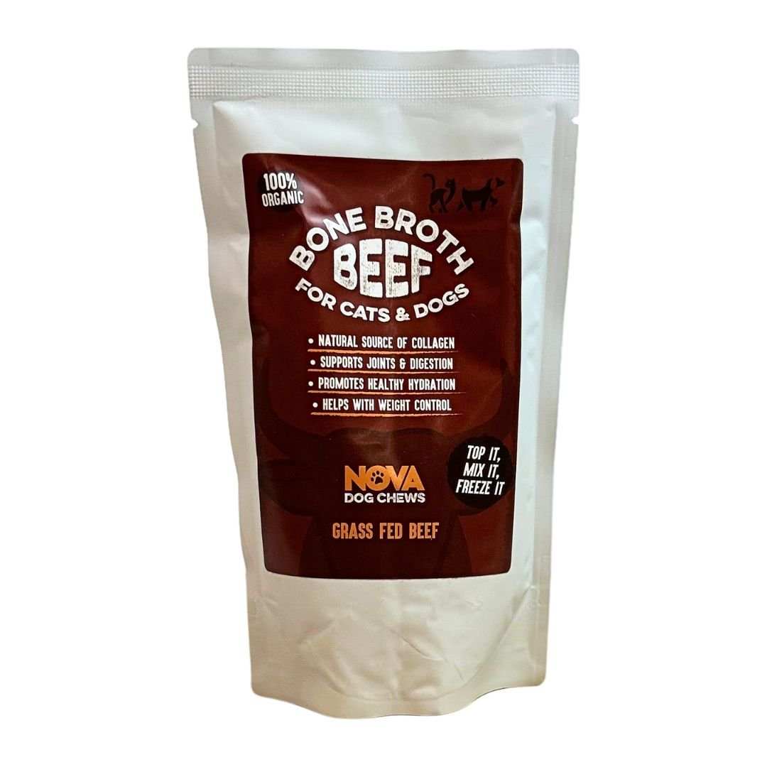 Premium Grass-Fed Beef Bone Broth for Dogs (230ml)