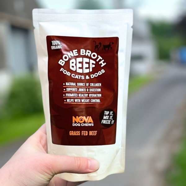 Premium Grass-Fed Beef Bone Broth for Dogs (230ml)